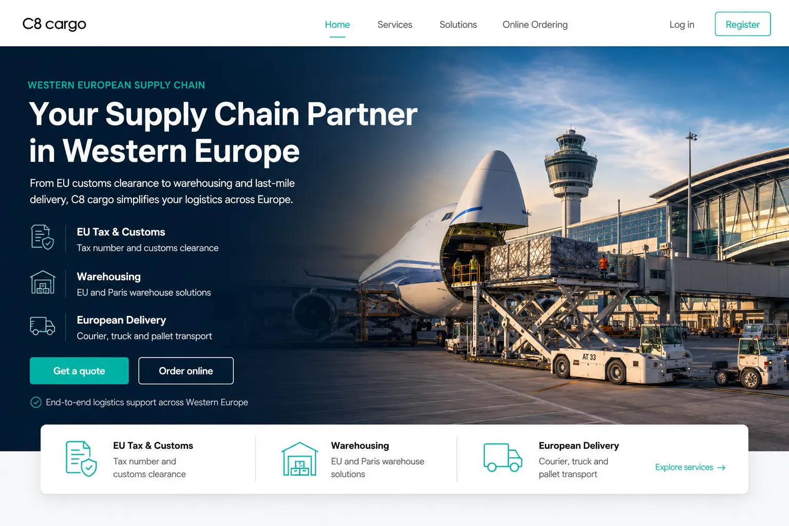 C8Cargo — Fully tailored enterprise ERP