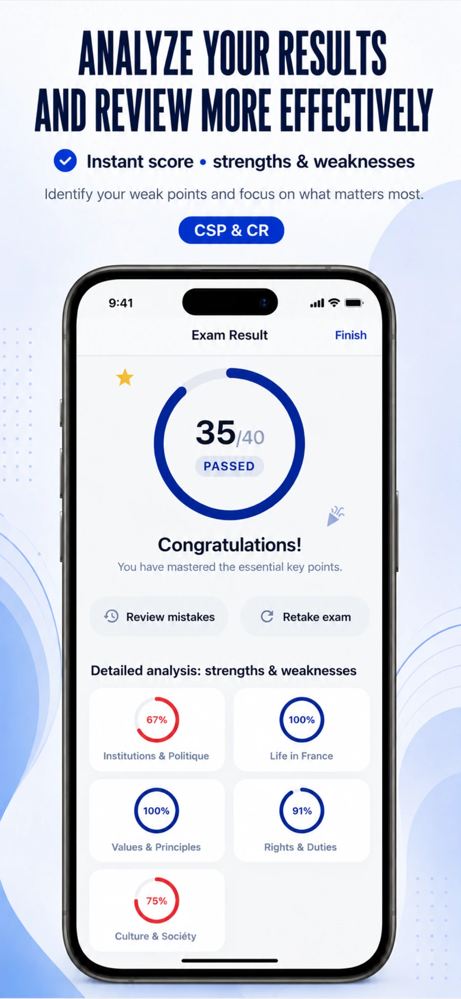 Civic Quiz France — écran 4
